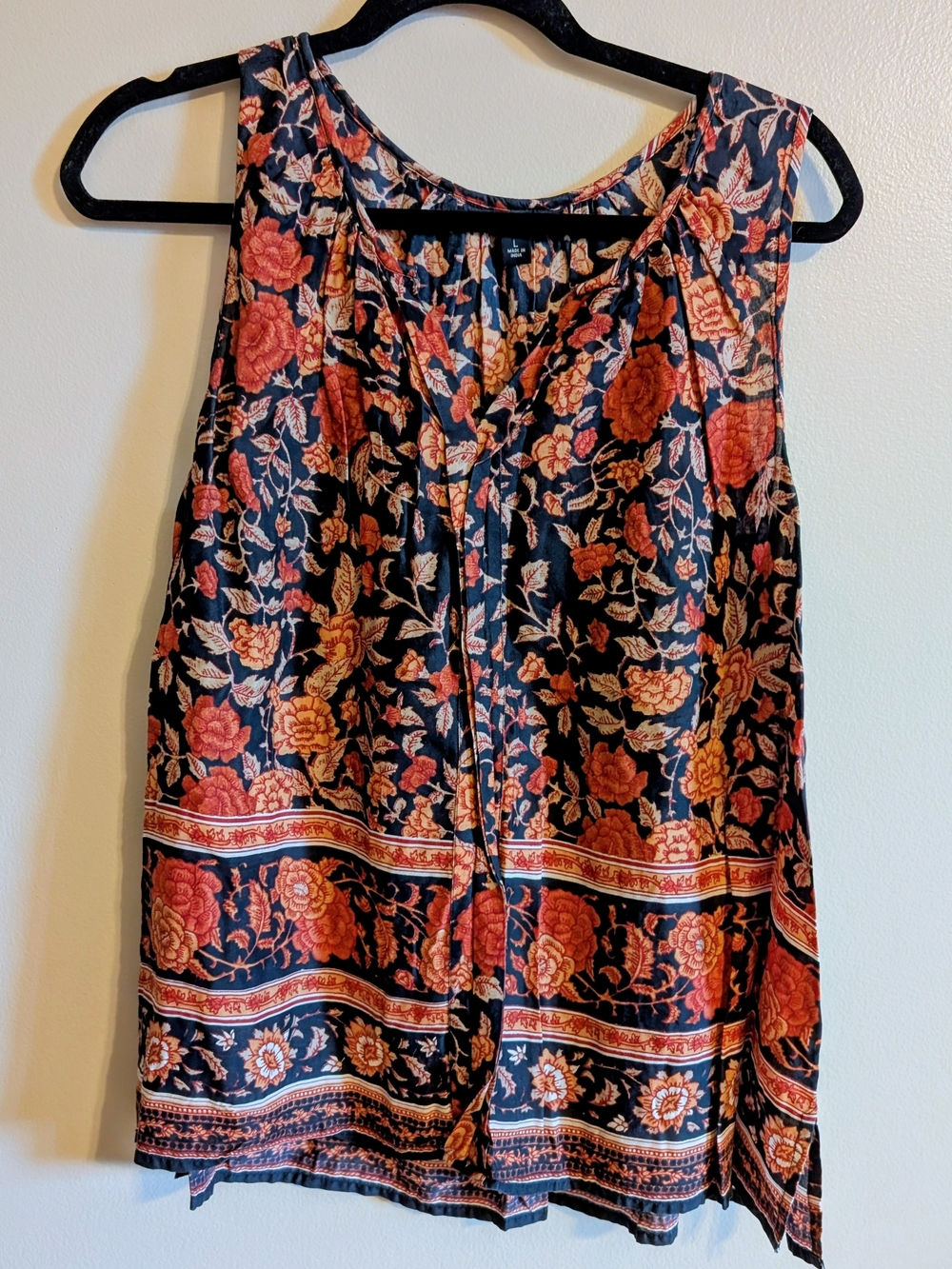 Lucky Brand Floral Boho Tank